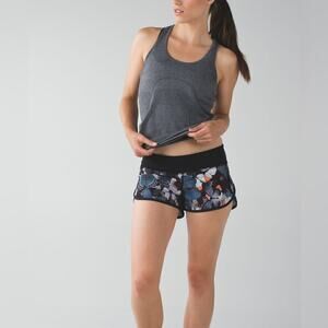 Lululemon Run-Speed Short in Biggie So Fly Butterfly Size 8.